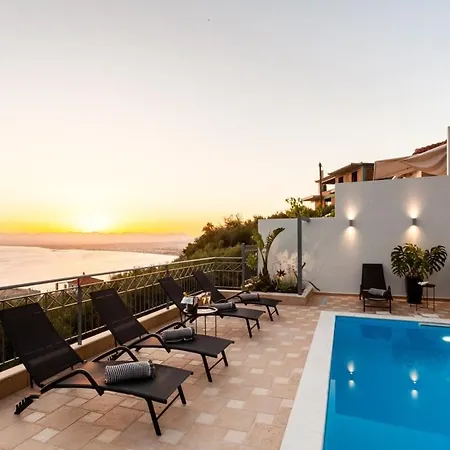 Aigli Luxury - Panoramic Seaview Retreat Villa